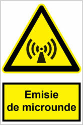  Sticker indicator Emisie de microunde