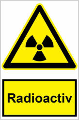  Sticker indicator Radioactiv