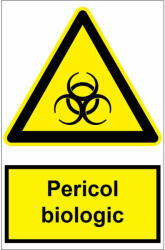 Sticker indicator Pericol biologic