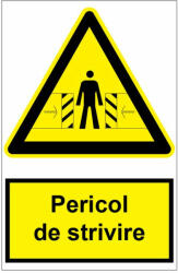 Sticker indicator Pericol de strivire 1