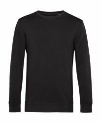 B&C Collection Uniszex hosszú ujjú organikus pulóver B and C Organic Crew Neck French Terry XS, Teljesen fekete