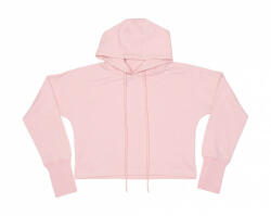 Mantis Női kapucnis hosszú ujjú pulóver Mantis Cropped Hoodie XS, Lágy Rózsaszín