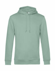B&C Collection Férfi kapucnis hosszú ujjú organikus pulóver B and C Organic Hooded 2XL, Sage
