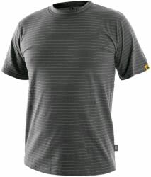 CXS Tricou din material antistatic ESD CXS NOME - Gri | 3XL (1130-135-700-97)