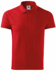 MALFINI Tricou polo bărbați Cotton - Roșie | M (2120714)