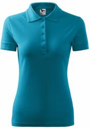 MALFINI Tricou damă Pique Polo - Închis turcoaz | 2XL (2105917)