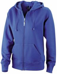 Daiber Hanorac de damă cu fermoar și glugă JN053 - Albastru regal | XL (JN053-149892)