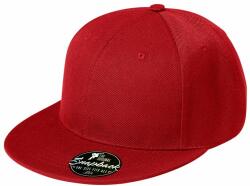 MALFINI Șapcă Rap 6P - Roșie | uni (3020700)
