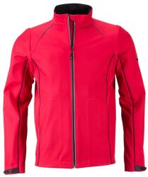 Daiber Jachetă softshell pentru bărbați 2în1 JN1122 - Roșie / neagră | L (JN1122-1745193)