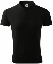 MALFINI Tricou polo bărbați Pique Polo - Neagră | 4XL (2030119)