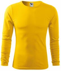 MALFINI Tricou bărbați cu mâneci lungi Fit-T Long Sleeve - Galbenă | M (1190414)