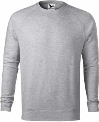 MALFINI Hanorac bărbați Merger - Argintiu prespălat | 3XL (415M318)