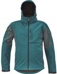 Cerva Geacă softshell pentru bărbați DAYBORO - Petrol | 4XL (0301057655007)