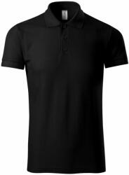 MALFINI Pique tricou polo bărbați Joy - Neagră | XL (P210116)