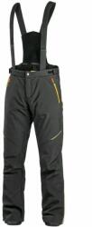 CXS Pantaloni softshell de iarnă pentru bărbați CXS TRENTON - Neagră / galbenă / oranj | 56 (1420-003-816-56)