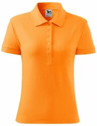 MALFINI Tricou damă polo Cotton Heavy - Mandarină | L (216A215)