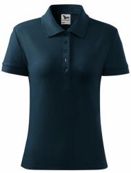 MALFINI Tricou polo damă Cotton - Albastru marin | S (2130213)