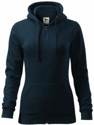 MALFINI Hanorac damă Trendy Zipper - Albastru marin | 2XL (4110217)