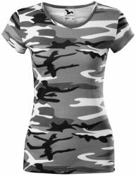 MALFINI Tricou pentru femei Camo Pure - Camuflaj gri | S (C223213)