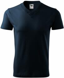 MALFINI Tricou V-neck - Albastru marin | 2XL (1020217)