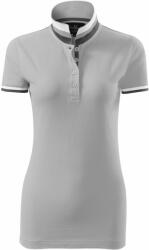 MALFINI Tricou polo damă Collar Up - Gri argintiu | L (257A415)