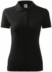 MALFINI Tricou damă Pique Polo - Neagră | M (2100114)