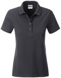 Daiber Tricou polo pentru femei din bumbac organic 8009 - Grafit | XL (8009-1755358)