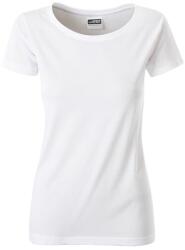 Daiber Tricou clasic de damă din bumbac organic 8007 - Albă | 2XL (8007-1772766)