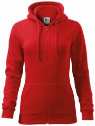 MALFINI Hanorac damă Trendy Zipper - Roșie | XL (4110716)