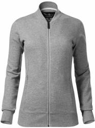 MALFINI Hanorac femei Bomber - Gri închis prespălat | 2XL (4541217)