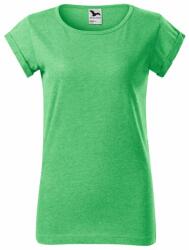 MALFINI Tricou femei Fusion - Verde prespălat | 2XL (164M617)