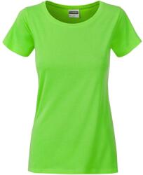 Daiber Tricou clasic de damă din bumbac organic 8007 - Limo verde | S (8007-1754776)
