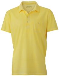 Daiber Tricou polo pentru bărbați Gipsy JN988 - Deschisă galbenă | XL (JN988-1726077)