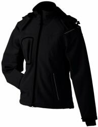 James & Nicholson Jachetă de iarnă pentru damă softshell JN1001 - Neagră | XL (1-JN1001-122679)
