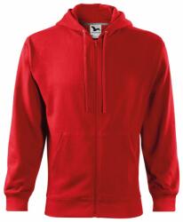 MALFINI Hanorac bărbați Trendy Zipper - Roșie | S (4100713)