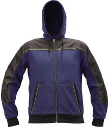 CERVA Hanorac pentru bărbați cu fermoar CREMORNE - Albastru închis | 2XL (0306007541005)