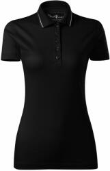 MALFINI Tricou polo damă Grand - Neagră | XL (2690116)