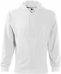 MALFINI Hanorac bărbați Trendy Zipper - Albă | XL (4100016)