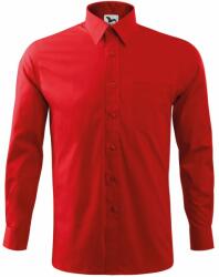 MALFINI Cămașă pentru bărbați Style Long Sleeve - Roșie | 3XL (2090718)