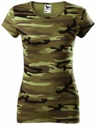 MALFINI Tricou pentru femei Camo Pure - Camuflaj verde | 2XL (C223417)