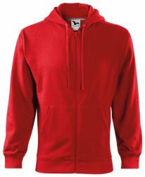 MALFINI Hanorac bărbați Trendy Zipper - Roșie | 3XL (4100718)