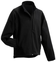 James & Nicholson Jachetă pentru bărbați softshell JN135 - Neagră | S (1-JN135-74663)