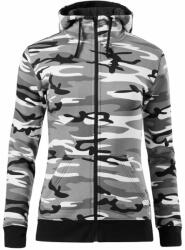 MALFINI Hanorac pentru femei Camo Zipper - Camuflaj gri | 2XL (C203217)