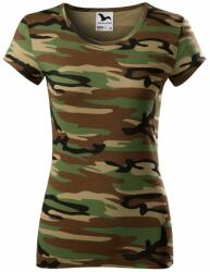 MALFINI Tricou pentru femei Camo Pure - Camuflaj maro | XS (C223312)