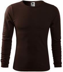 MALFINI Tricou bărbați cu mâneci lungi Fit-T Long Sleeve - Cafeniu | XL (1192716)