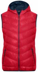 Daiber Vestă ușoară din puf de damă JN1061 - Roșie / albastru închis | 2XL (JN1061-1701351)
