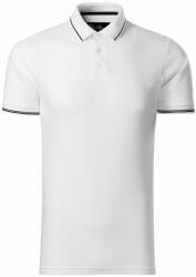 MALFINI Tricou bărbați polo pique Perfection Plain - Albă | XL (2510016)