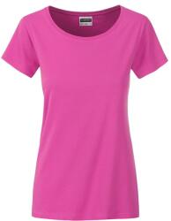 Daiber Tricou clasic de damă din bumbac organic 8007 - Roz | L (8007-1754818)