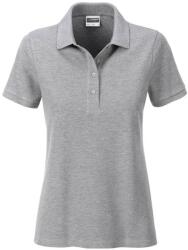 Daiber Tricou polo pentru femei din bumbac organic 8009 - Gri prespălat | S (8009-1755360)