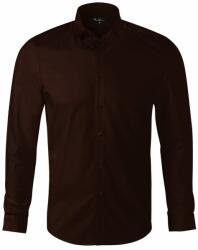 MALFINI Cămașă bărbați cu mânecă lungă Dynamic - Cafeniu | 2XL (2622717)